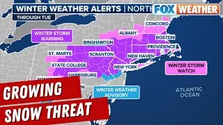 Potential Nor'easter To Blast NYC, Boston With Heavy Snow That Could Snarl Travel Along I-95