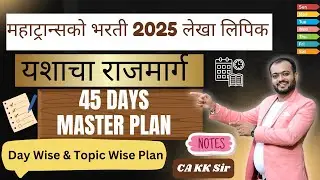 Mahatransco Bharati 2025 I Master Plan for 45 Days I Study Plan I Schedule Guaranteed Success
