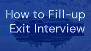 How to Fill up Exit Interview