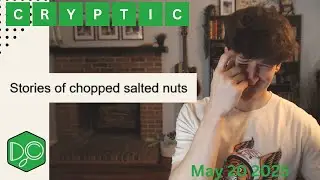 Daily Crypticle Clue - Day 201 - Stories of chopped salted nuts