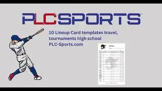 PLC Sports Lineup Cards to Play Like the Pros