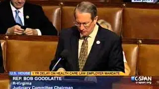 Goodlatte: The American people need a full repeal of this 'train wreck' legislation