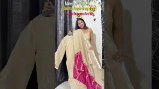 NMeesho Find Hania Amir inspired kurta Dupatta set ❤️ #meesho #shortvideo #fashiontrends #indianlook