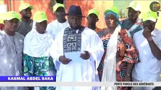 ADH&Eacute;SION DES JEUNES LEADERS LD DE NIKKI AU PARTI BLOC R&Eacute;PUBLICAIN