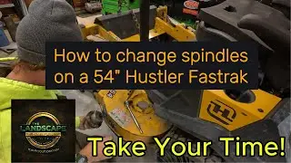 Как заменить шпиндели деки на газонокосилке Hustler FasTrak Zero-Turn шириной 54 дюйма