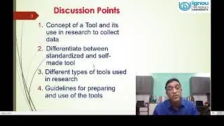 Tools Used for Data Collection MESP 001