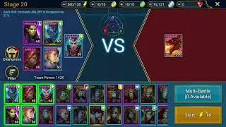 Seer raid shadow legends clearing dragon 20 on(Auto)