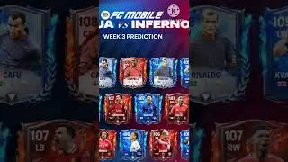 AQUA VS INFERNO week 3 cards in fc mobile #aquavsinferno #fifamobile #fcmobile #fifamobile25