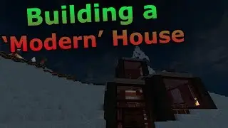 BUILDING A MODERN (GINGERBREAD) HOUSE! - Sloppy's World (16) - Creativerse SMP