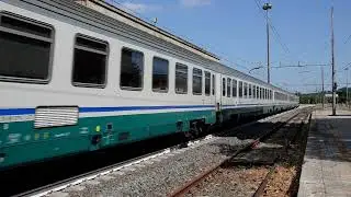 TRENO INTERCITY con e402b tutto xmpr a Bassano in Teverina il  04 06 2017