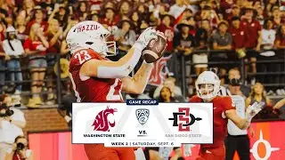 Washington State vs. San Diego State | Game Highlights | 2025 Pac-12 Football