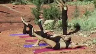 The Core - Mark Blanchard Celebrity Yoga Trainer Teaches Power Yoga In an Energy Vortex in Sedona