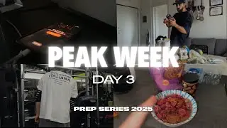 Peak Week Giorno 3 | Daily Vlog e Spesa Contest Prep | Campionato Italiano FCFN 🇮🇹| PREP SERIES 2025