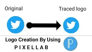 Twitter (X) logo Trace by using pixellab | Twitter logo | X logo