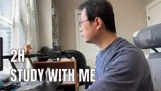 Quiet Hours With Leo | Quiet Study With Me | No Music | Deep Focus | Keyboard Sounds | 2H
