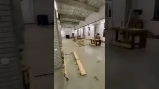 End of the working day in Workshop