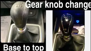 Replacing Creta basic gear knob to top model gear knob #hyundai #creta #youtube