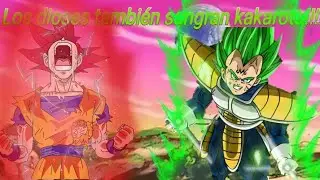 QHPS si goku era el super sayayin dios y vegeta el legendario y caían en el planeta de bills 