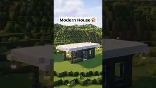Modern Survival House 🏠 - Minecraft Short #minecraft #shorts #minecraftshorts
