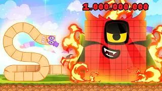 Pattern Palace | Numberblocks Snake 1-100 vs the Giant Maze Mayhem