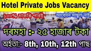 Private Jobs in Assam 2026 | 10th January Latest Private Jobs | Assam Private Jobs