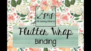 Flutter Wrap PDF Sewing Pattern by Patterns for Pirates- How to Sew the Knit Neckline with  Binding