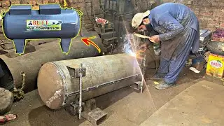 Air Compressor Tank Making Process With Iron Sheet How Air Compressors Are Made