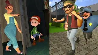 Spooky Teacher Scary School Vs Robbery Clash Thief Pranks
