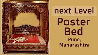 Poster Bed | Next Level Poster Bed | Buy Wooden Four Poster Bed | Luxurious Design Poster Bed