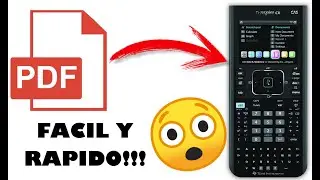CÓMO ABRIR Y VER ARCHIVOS PDF EN LA CALCULADORA TI-NSPIRE CX CAS