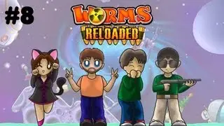 Worms Reloaded #8 | kitteh VS SlimKirby VS PraisedScooter VS OnlyToukleth | FiyahKitteh