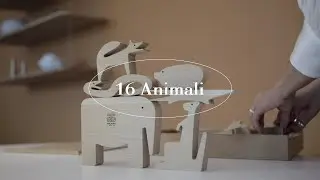 [Danese Milano] Enzo Mari가 디자인한 동물 블럭 - 16 Animali (1957)