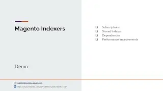 Magento 2 Indexers Demo