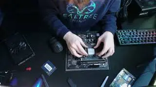 how to install parts into a motherboard