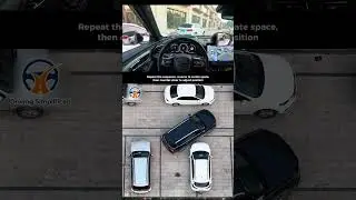 Struggling with tight parallel parking? #cartutorial #driving #parking #shorts