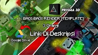 BAGI-BAGI [Template]Render Minecraft 3 Orang  FOR PRISMA 3D