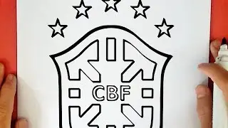 HOW TO DRAW THE BRAZIL LOGO