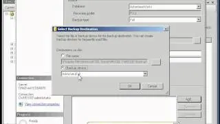 Performing a Full Backup in SQL Server Managment Studio.avi