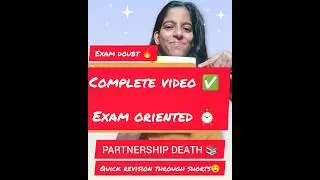 CMA INTER PARTNERSHIP DEATH FOR JUNE'26 & DEC'26 EXAM FULL & COMPLETE #cmainter #death #partnership