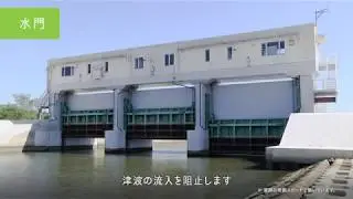 宮城県水門・陸閘自動閉鎖システムについて