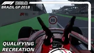 F1 2018 GAME: RECREATING THE 2018 BRAZILIAN GP QUALIFYING