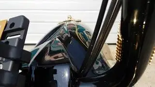 Gold Harley Davidson