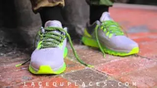 Laced Up Laces |  Black Volt Dash Shoelaces