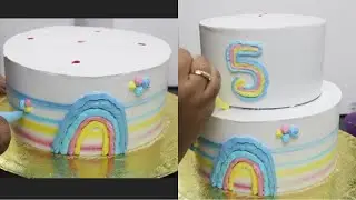 2 step Whipped Cream Cake | Cook with Kousy