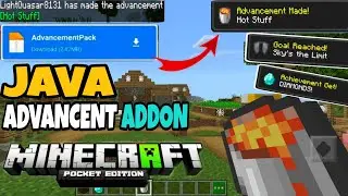 Advancements Add-On! In Minecraft Pe | Achievements Mod In MinecraftPe |McpeAdd-on | in hindi | 2023