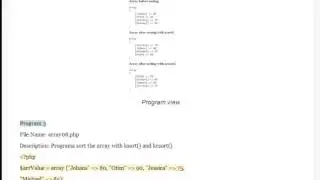 Array Functions Examples in PHP