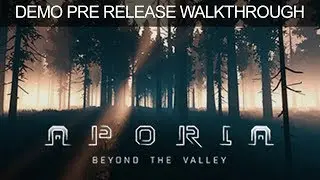 Aporia Beyond The Valley Demo Pre Release Gameplay Walkthrough Grogeous Puzzle Game
