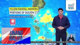 Yellow rainfall warning, nakataas sa Quezon Province - Weather update today | Unang Balita