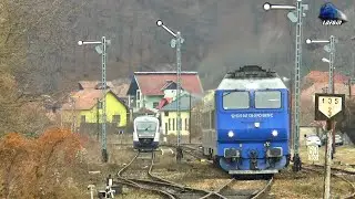 Trenuri de Călători în Gara Ciucea/Passenger Trains in Ciucea Station - 05 December 2021