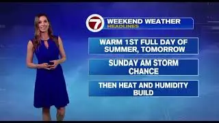 Meteorologist Melanie Black&rsquo;s Boston Forecast, June 20, 2025: Less Wind, Extreme Heat Next Week